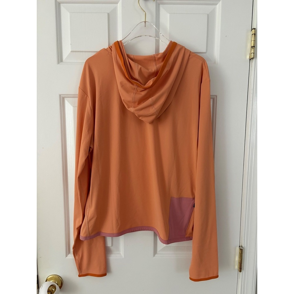 Cotopaxi Sombra Sun Hoodie Women XL Apricot UPF 50+ Recycled Activewear Gorpcore - Picture 5 of 8